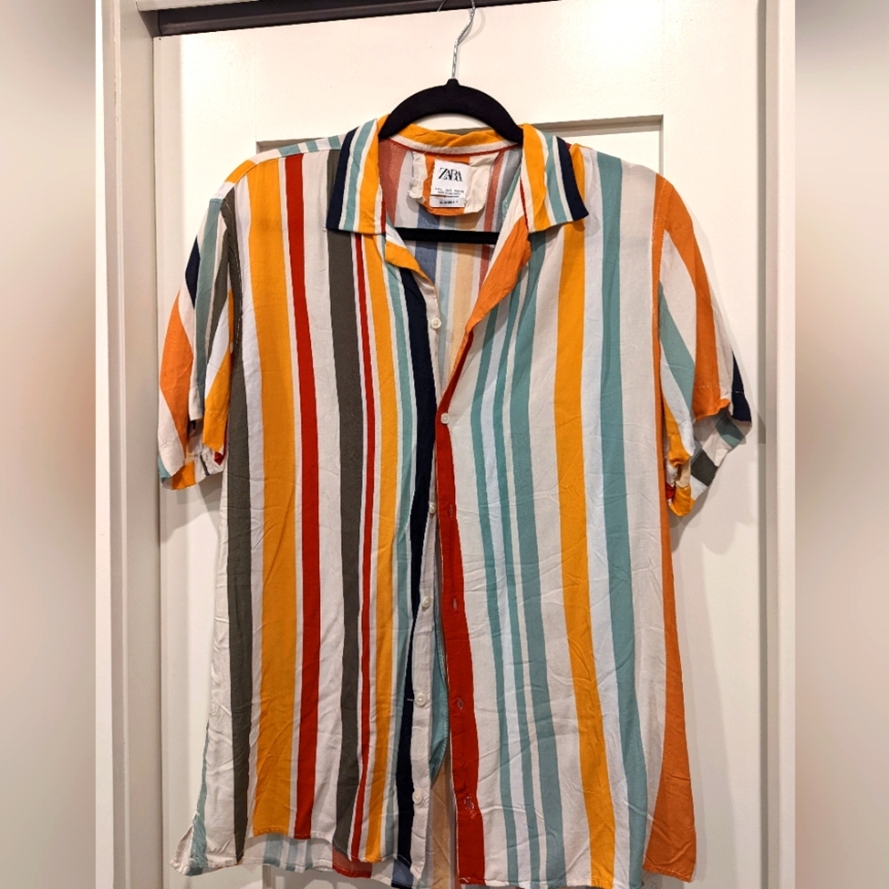 Zara relaxed fit summer shirt